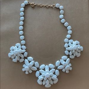 Powder blue statement necklace